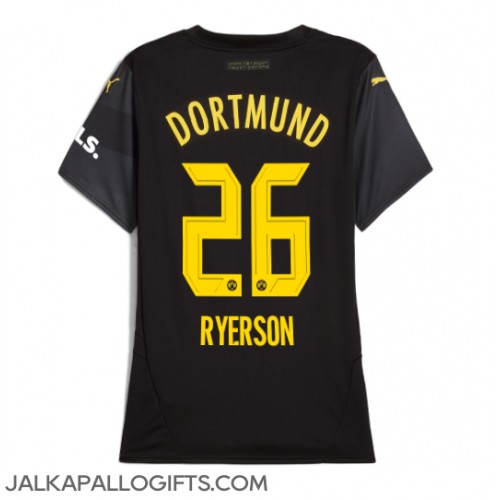 Borussia Dortmund Julian Ryerson #26 Vieraspaita Naiset 2024-25 Lyhythihainen